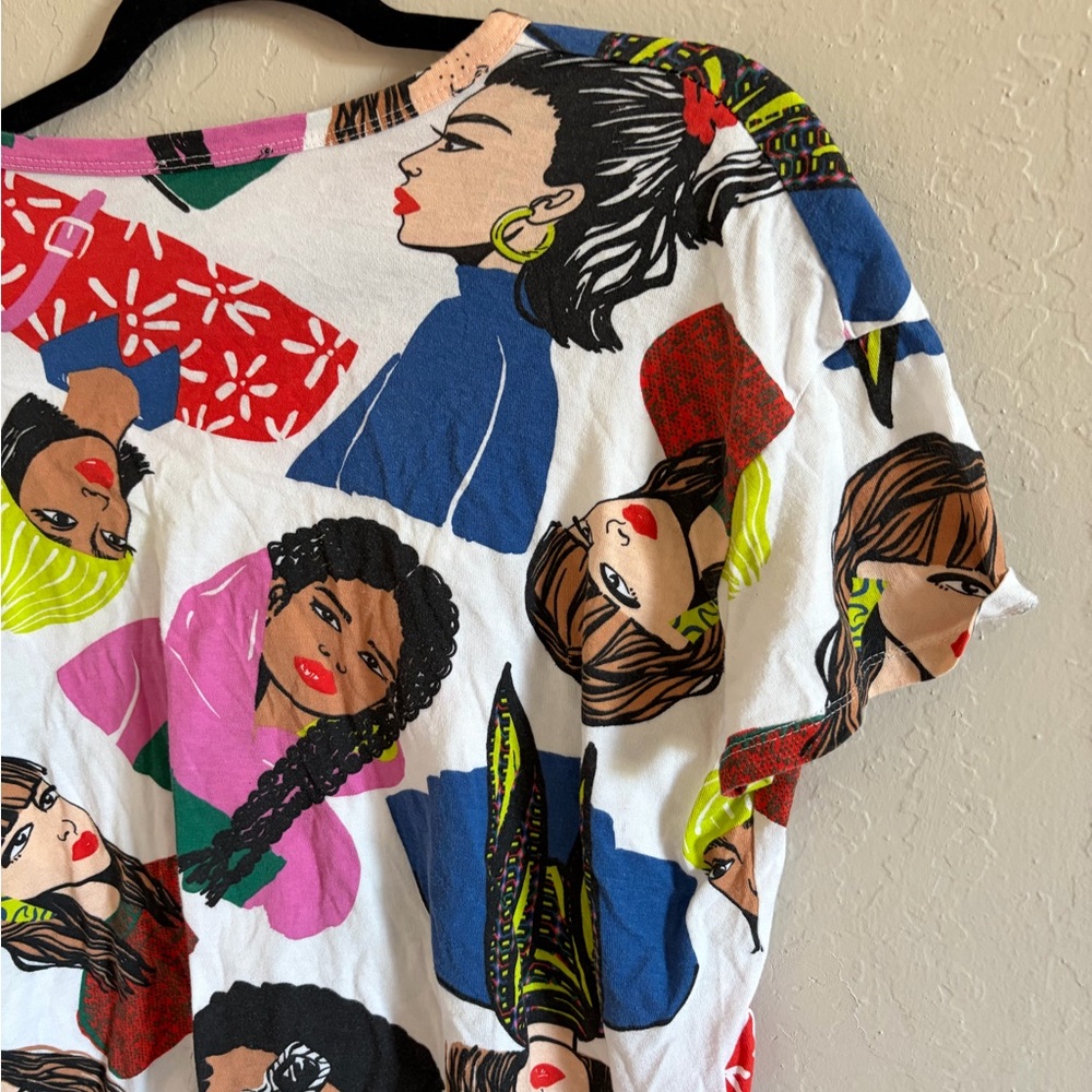 Zara Multicolor Graphic Tee - Picture 5 of 5